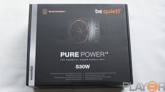 Be Quiet Pure Power L8 530W Box Front
