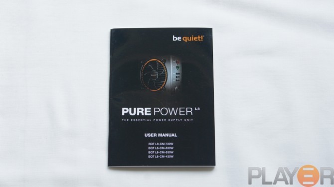 Be Quiet Pure Power L8 530W Users Manual