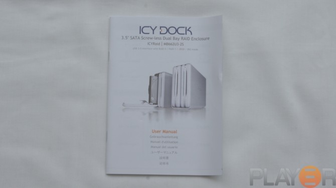 Icy Dock MB662U3-2S Users Manual