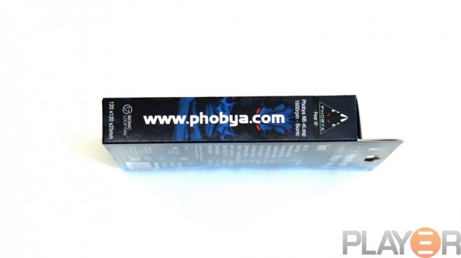 Phobya NBe-Loop 120mm Fan Box Back