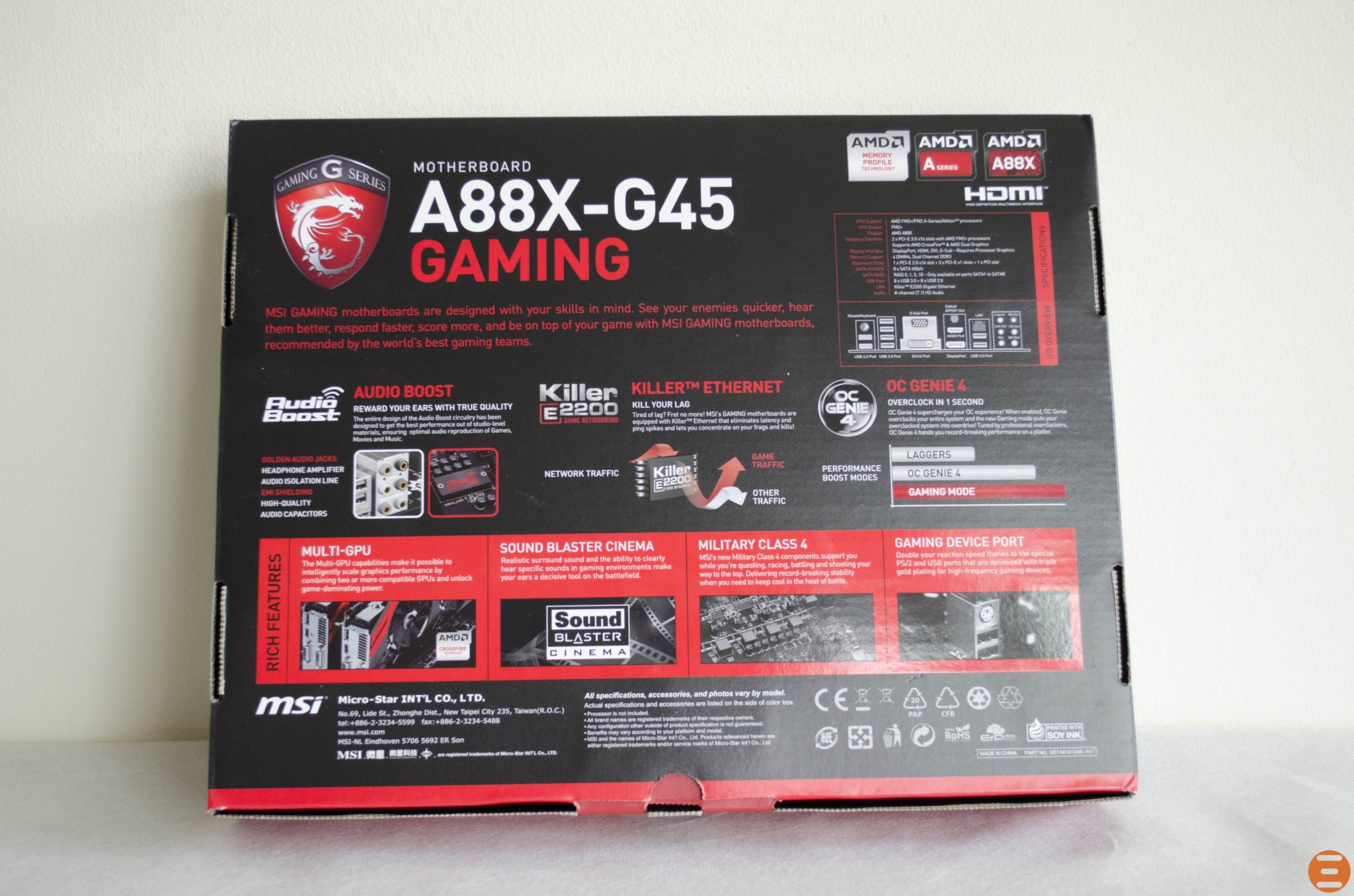 MSI A88X-G45 Gaming Motherboard_1