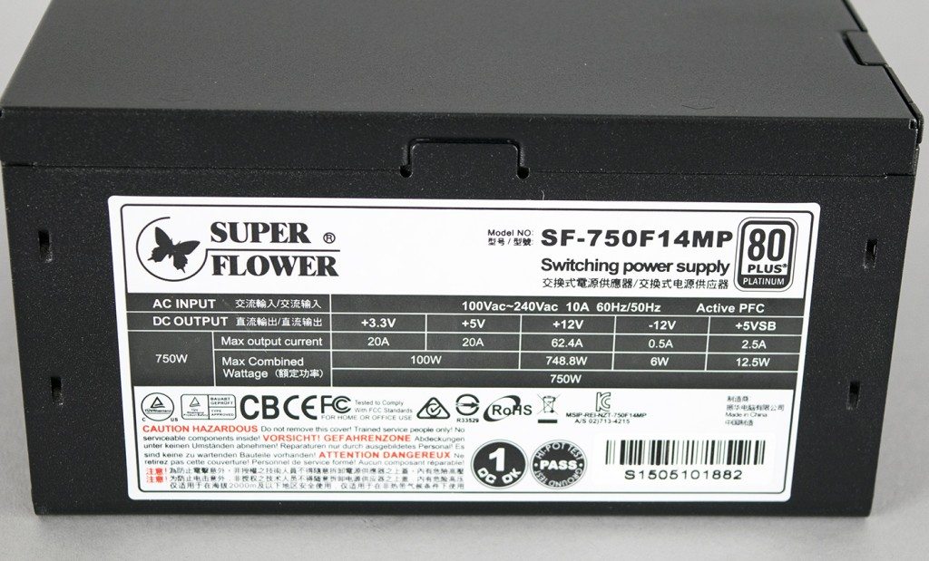 Superflower 750w Leadex Platinum PSU 6