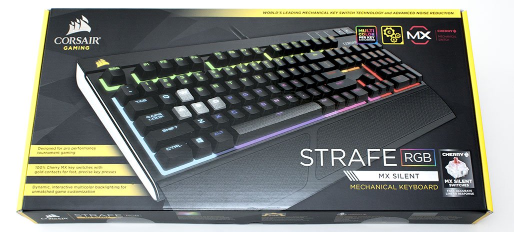 uendelig kaskade sjæl Corsair STRAFE RGB Silent Mechanical Keyboard Review | Play3r
