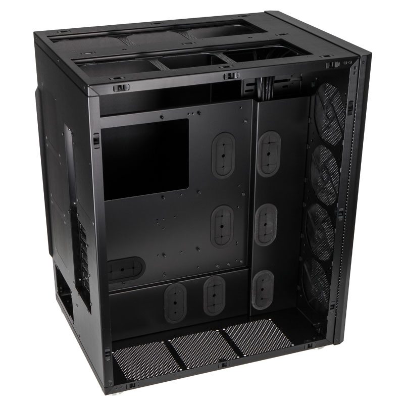Image of the internal space of the new 8Pack Lian Li PCD888WX Chassis